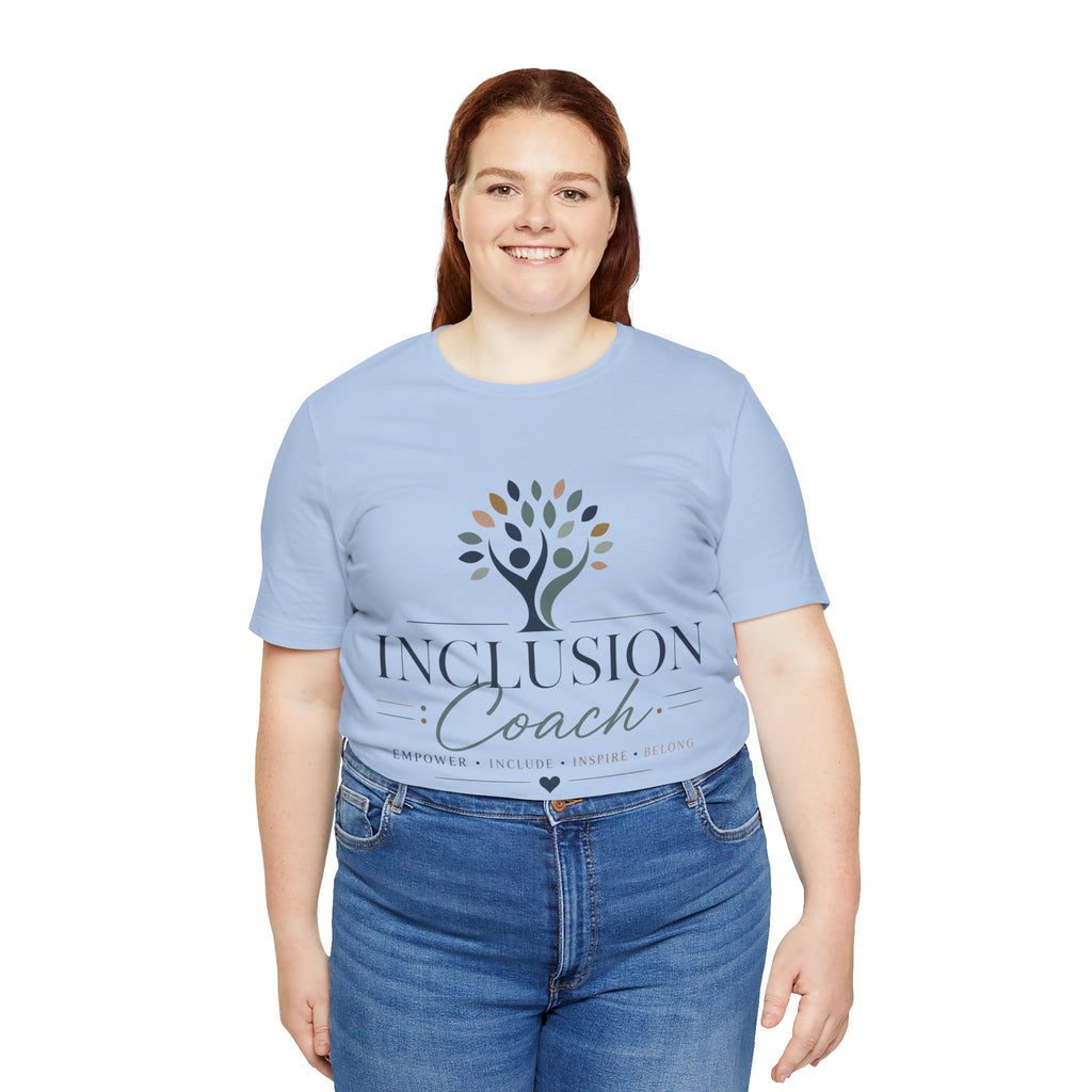 Inclusion Coach T-Shirt | Tree Logo, Empower Inclusivity, Diversity