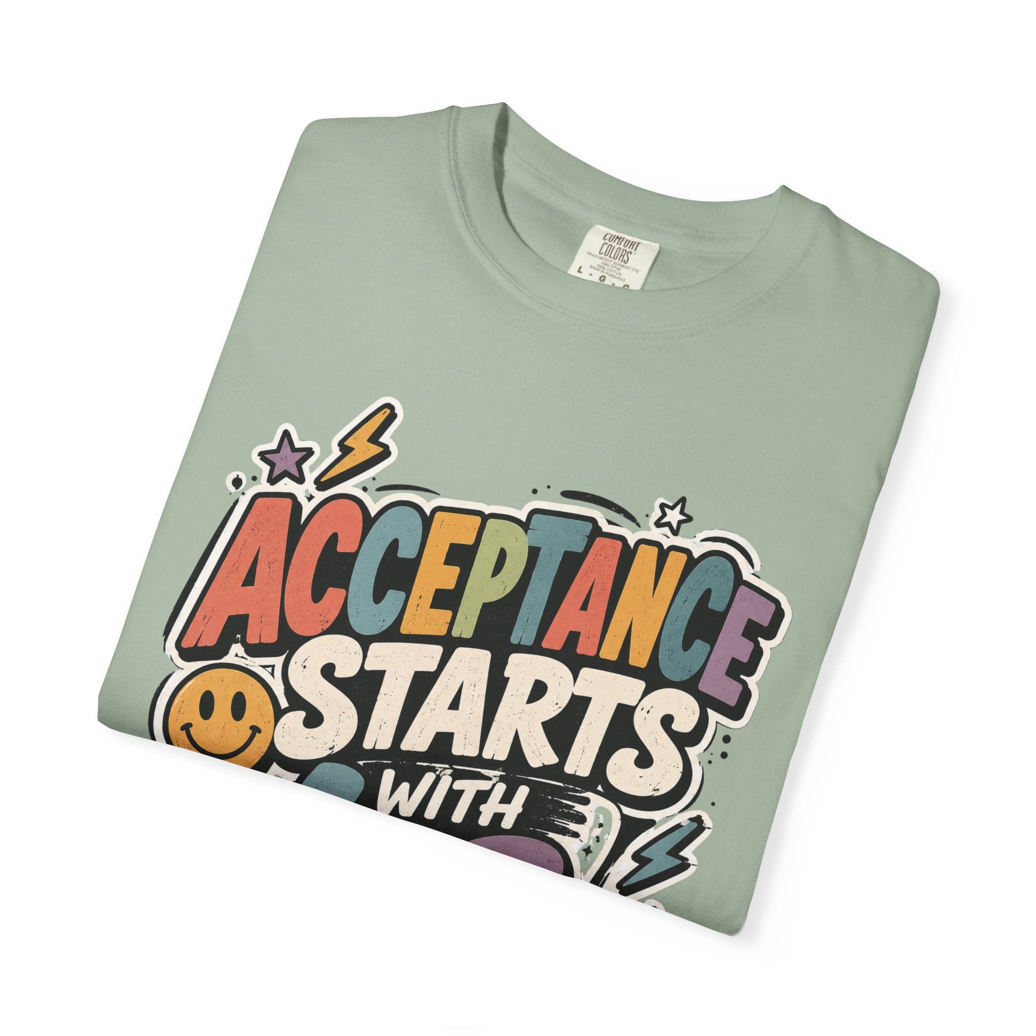 Autism Acceptance Shirt | Puzzle Heart Autism Awareness Shirt, Neurodiversity Inclusion Advocate Gift