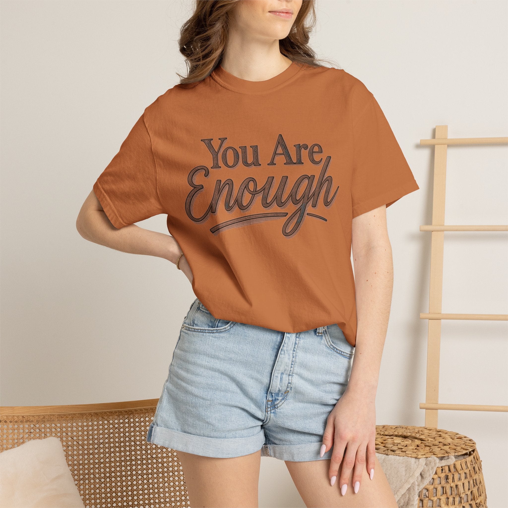 You Are Enough Shirt Inspirational T Shirt Positive Affirmation Tee Mental Health Awareness Shirt Self Love Gift Motivational Apparel