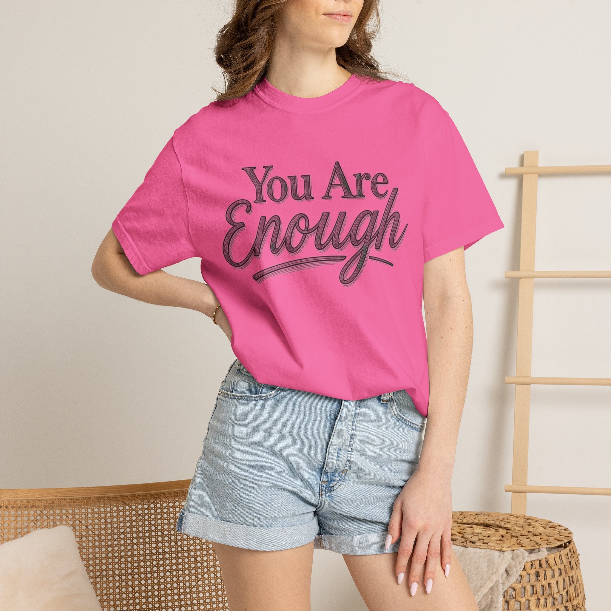 You Are Enough Shirt Inspirational T Shirt Positive Affirmation Tee Mental Health Awareness Shirt Self Love Gift Motivational Apparel