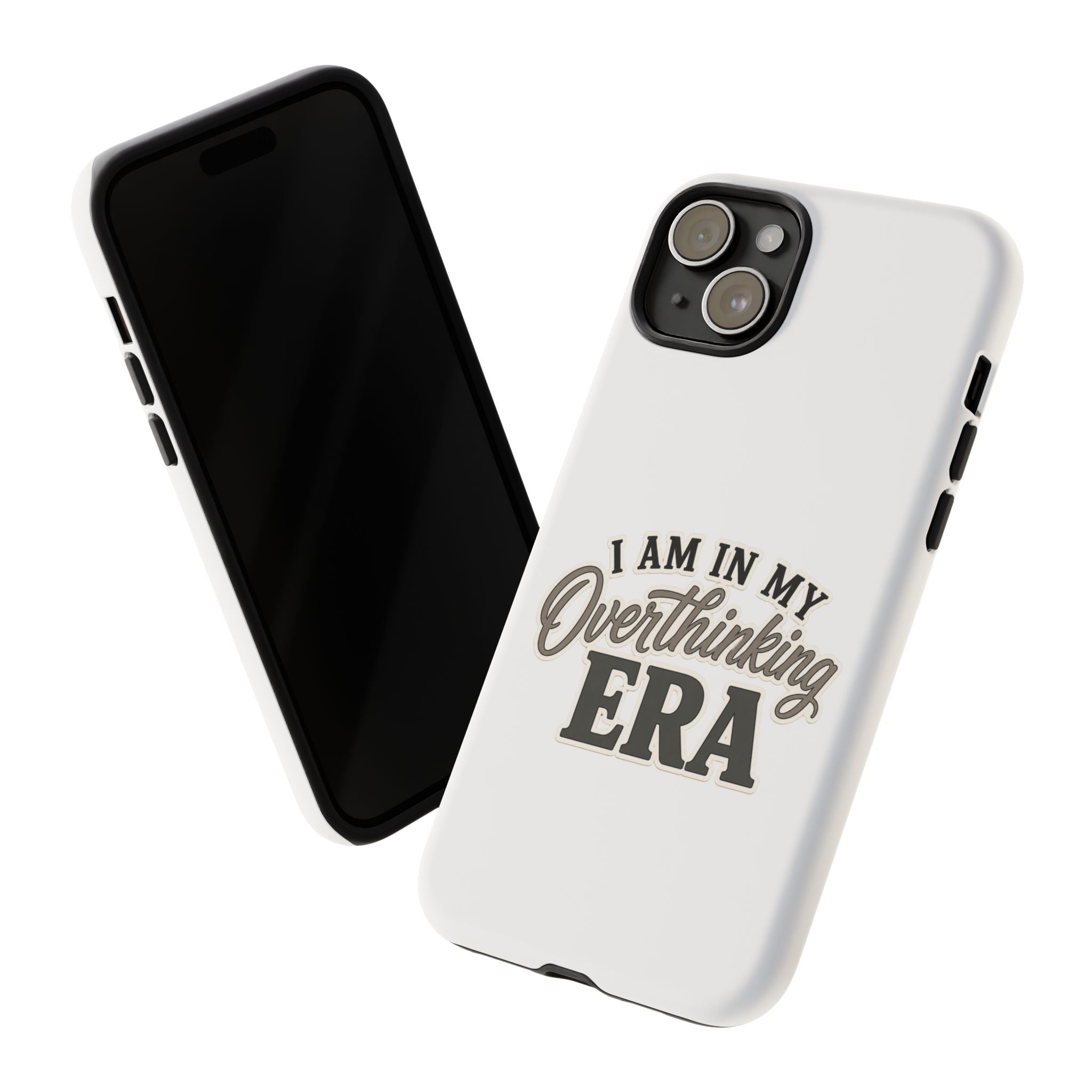 I Am In My Overthinking Era Phone Case Funny Anxiety Phone Case ADHD Tough Case Mental Health Gift Neurodivergent iPhone Samsung Case