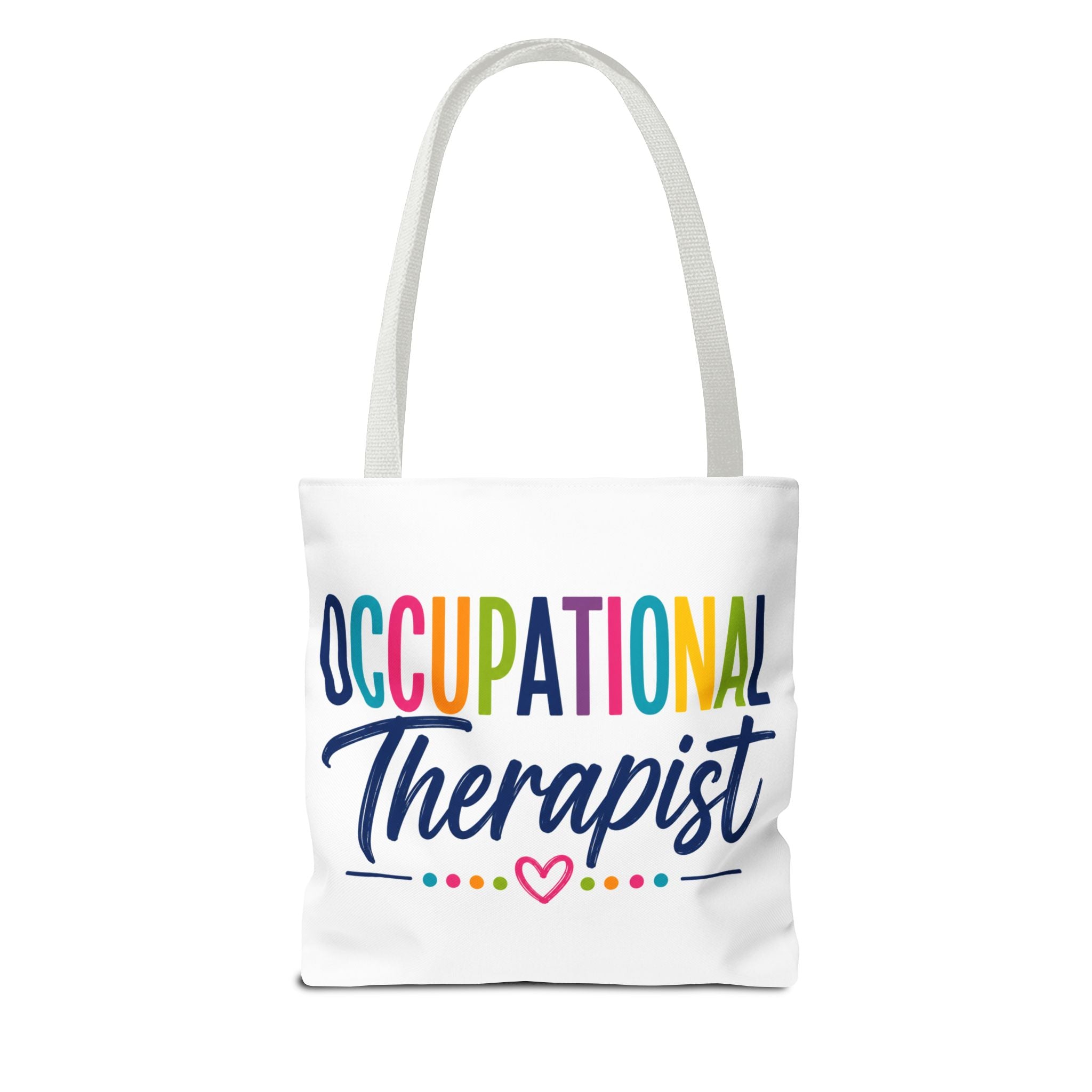 Occupational Therapist Tote Bag | Rainbow Script Healthcare Professional