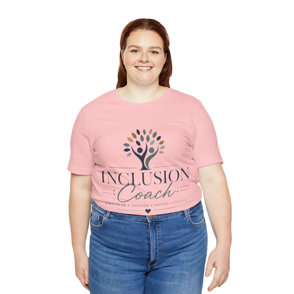 Inclusion Coach T-Shirt | Tree Logo, Empower Inclusivity, Diversity