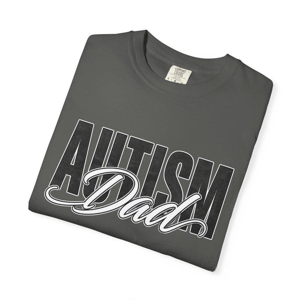 Autism Dad Shirt Autism Dad T Shirt Proud Autism Father Rainbow Block Letter Tee Autism Awareness Autism Acceptance Gift for Dad