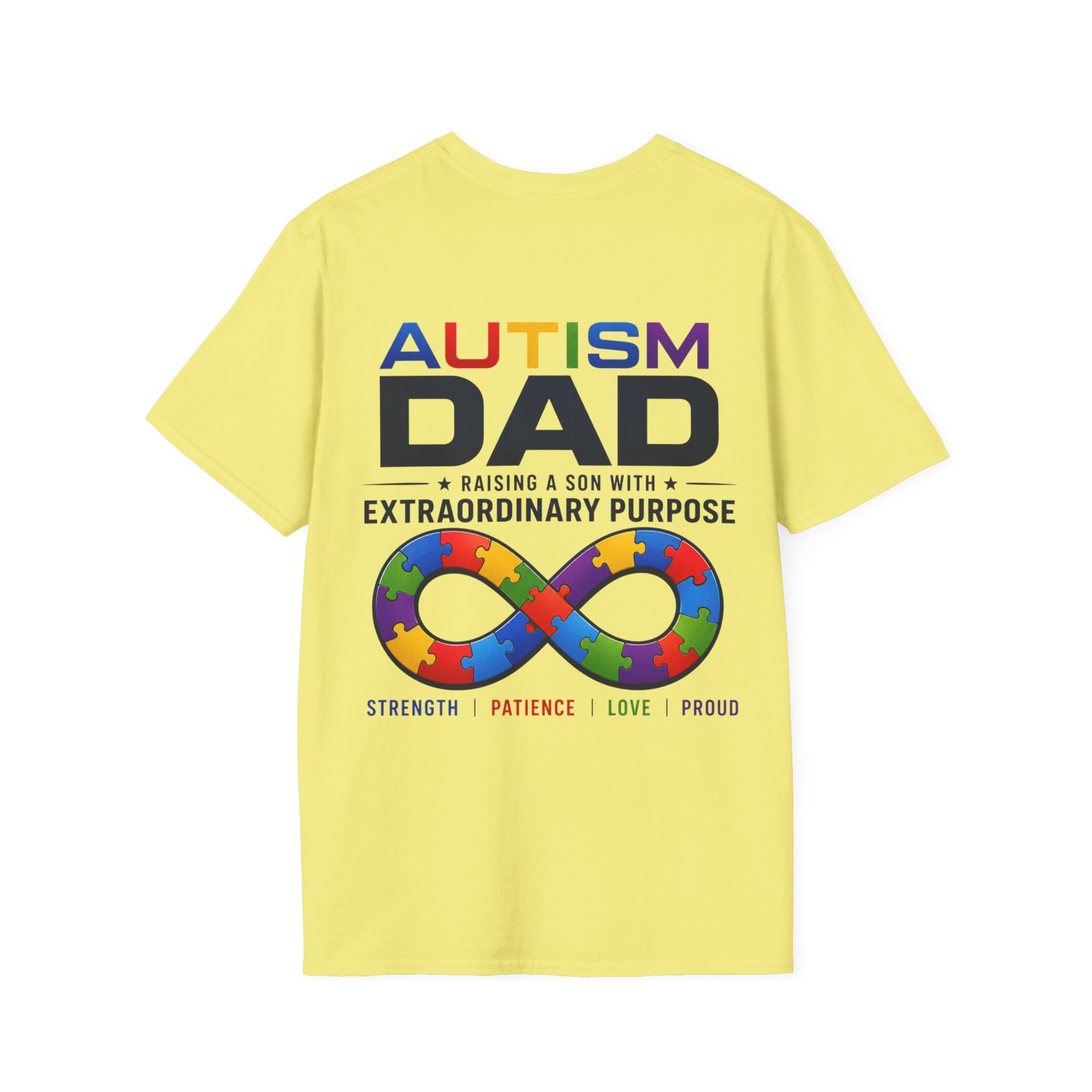Autism Dad Shirt, Proud Dad Raising an Autistic Son Tee, Autism Acceptance T-Shirt, Special Needs Dad Gift, Autism Parent Shirt, Inclusion Apparel