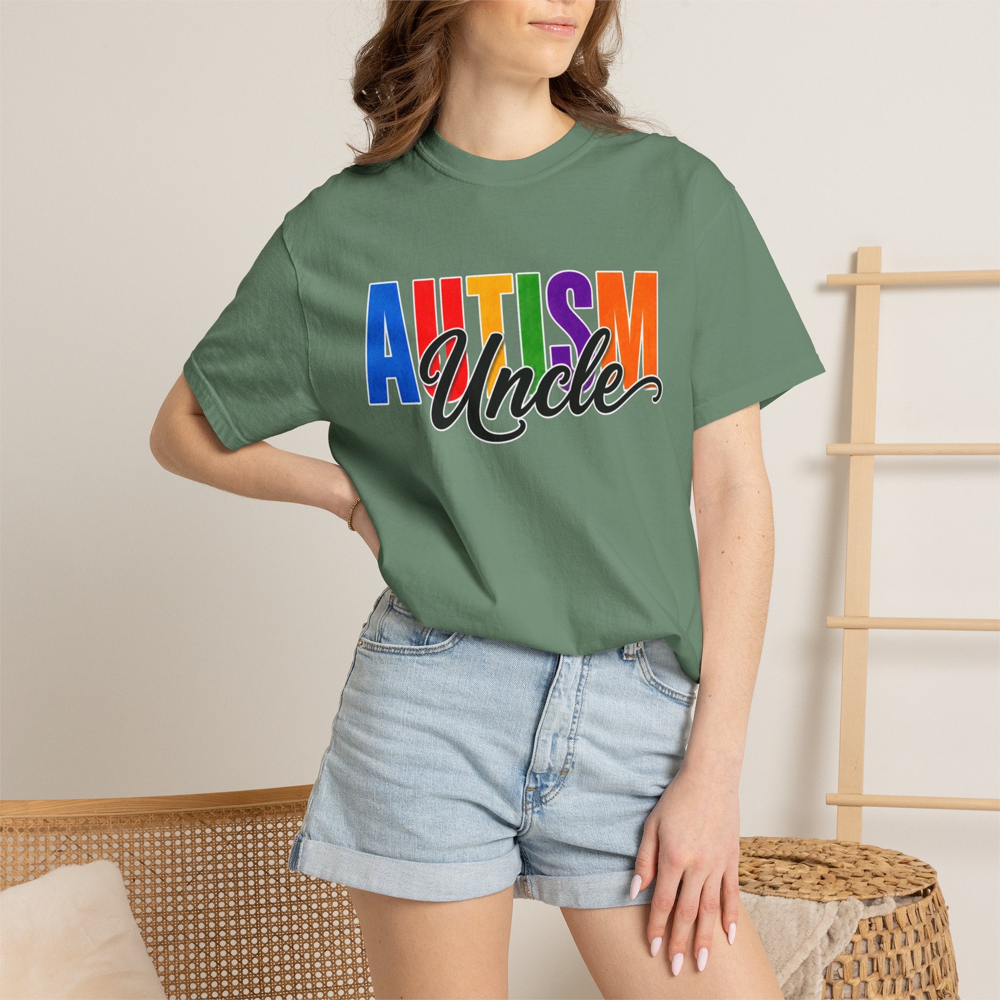 Autism Uncle Shirt Proud Autism Uncle T Shirt Autism Awareness Autism Acceptance Gift Puzzle Heart Special Needs Family Tee