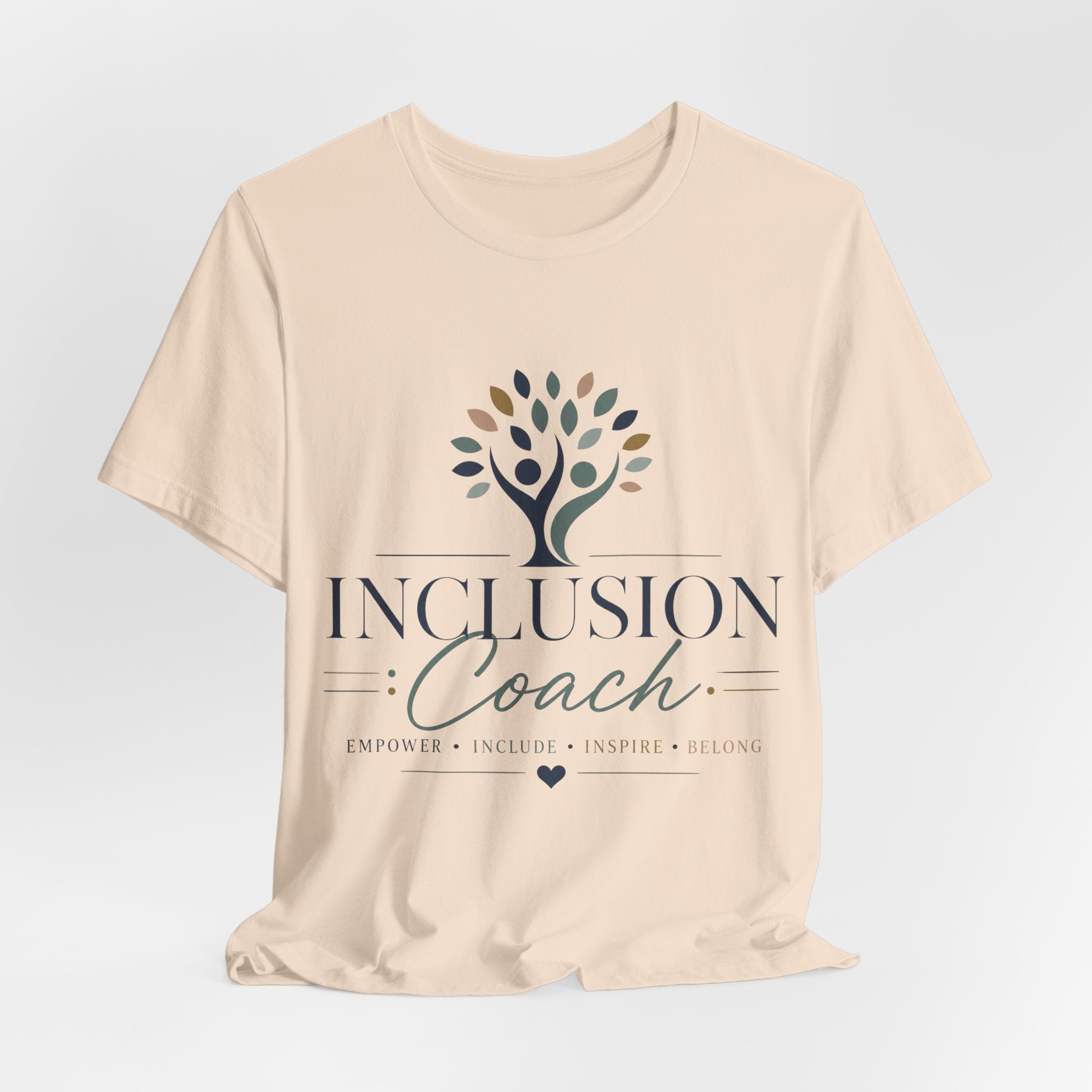 Inclusion Coach T-Shirt | Tree Logo, Empower Inclusivity, Diversity