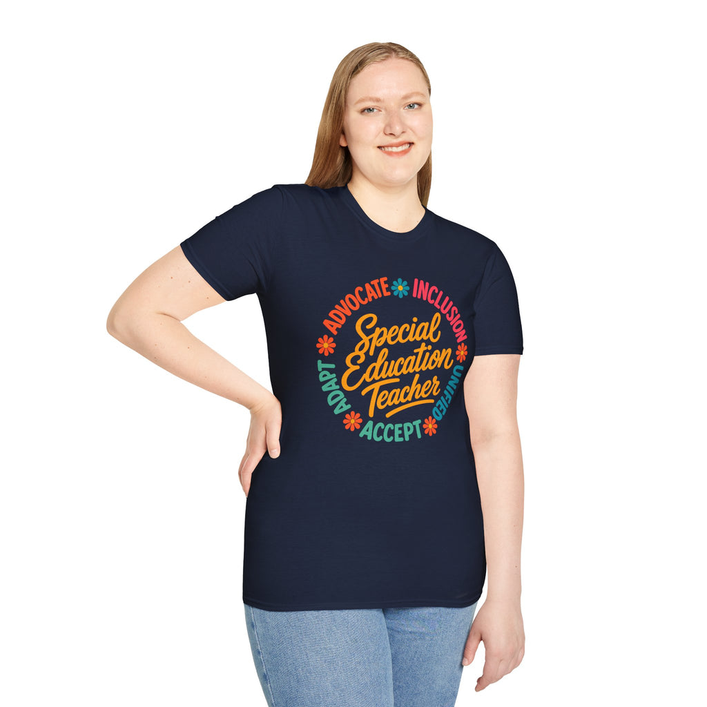 Special Education Teacher Shirt Advocate Inclusion Acceptance T Shirt  Teacher Gift Autism Awareness Inclusive Classroom Tee