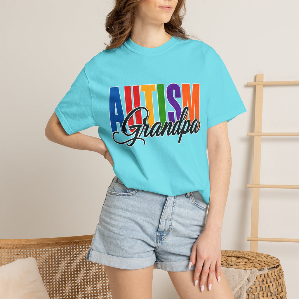 Autism Grandpa Shirt Proud Autism Grandpa T Shirt Autism Awareness Autism Acceptance Gift Puzzle Heart Special Needs Grandpa Tee