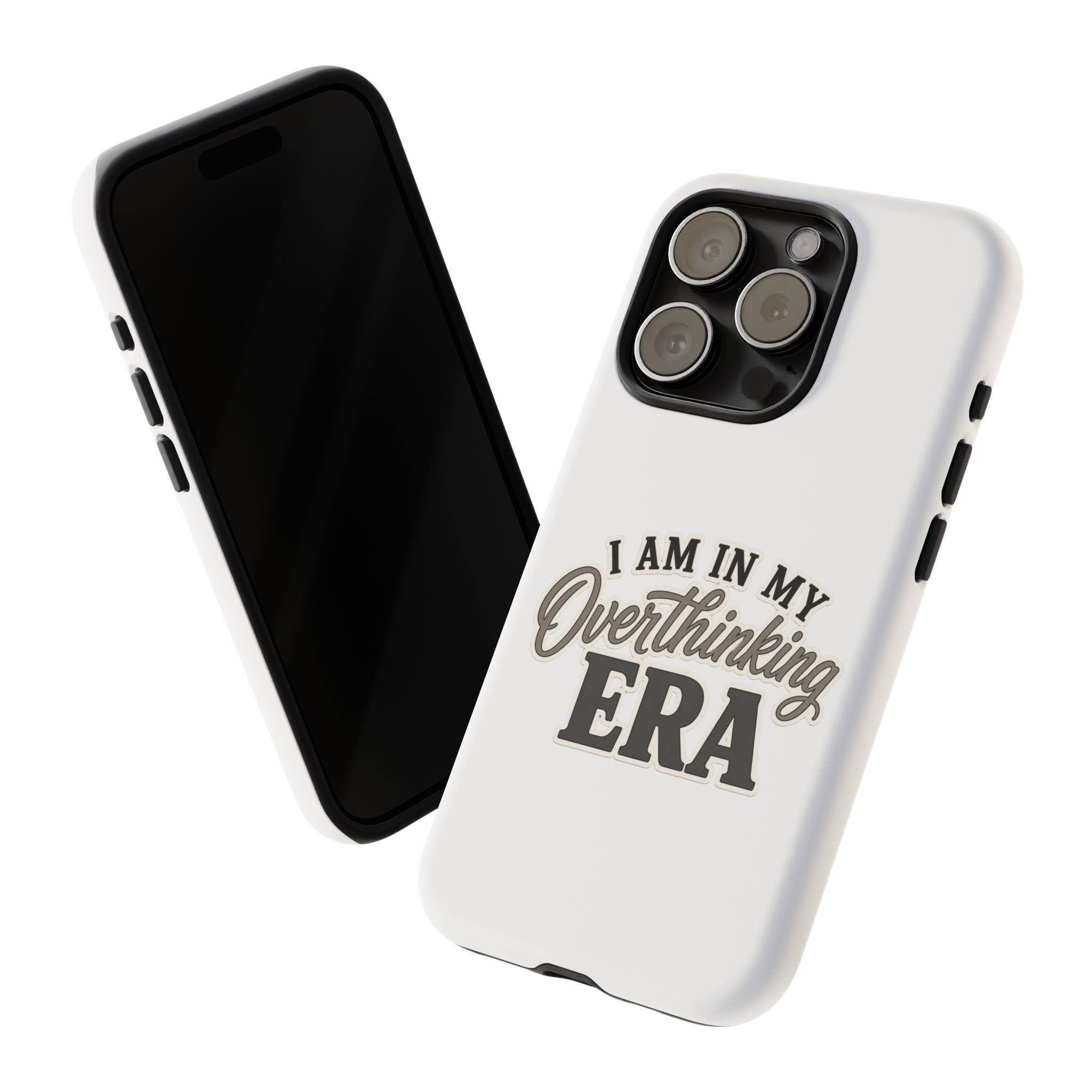 I Am In My Overthinking Era Phone Case Funny Anxiety Phone Case ADHD Tough Case Mental Health Gift Neurodivergent iPhone Samsung Case