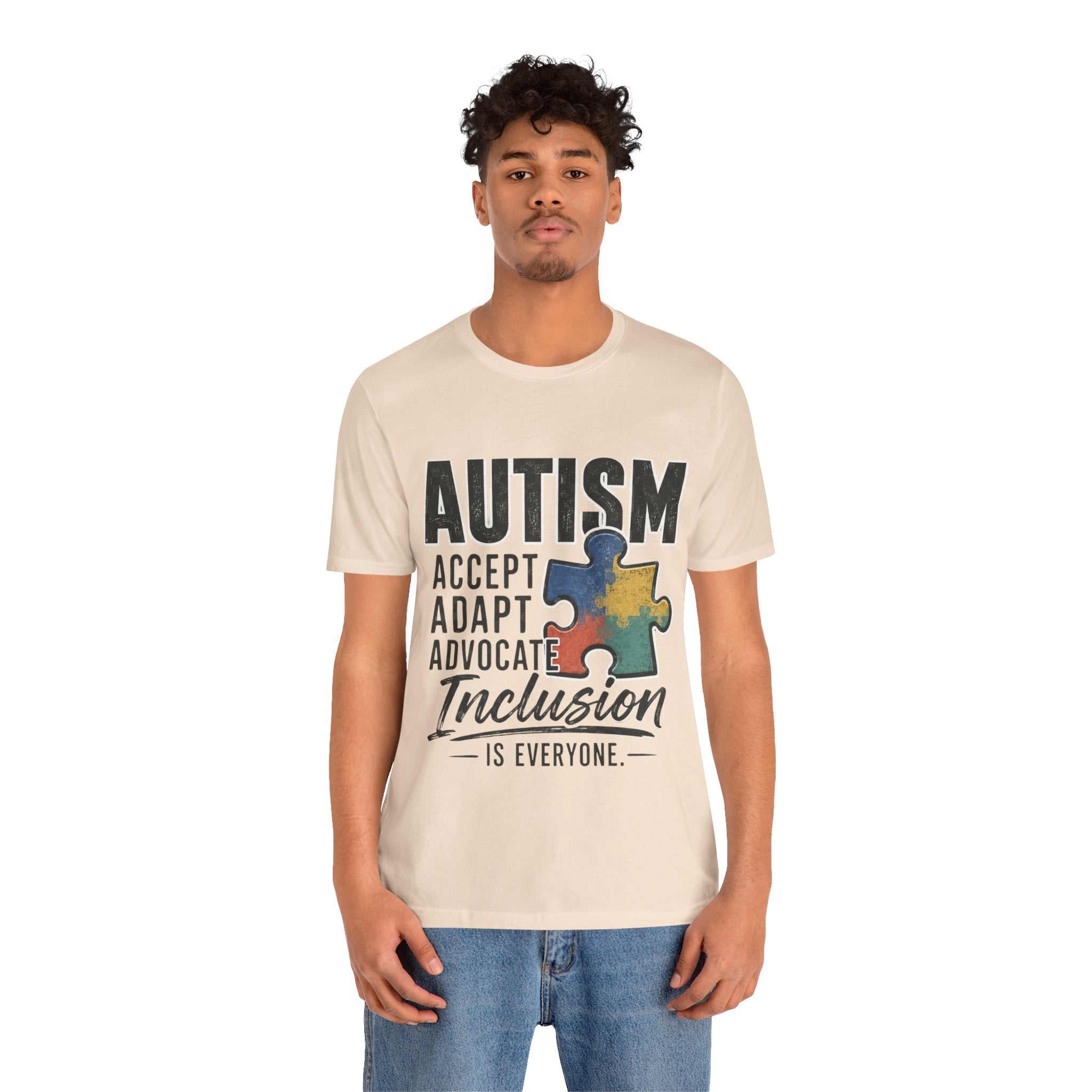 Autism Acceptance Shirt Inclusion Advocate T Shirt Puzzle Piece Tee Neurodiversity Awareness Special Needs Support Unisex Gift