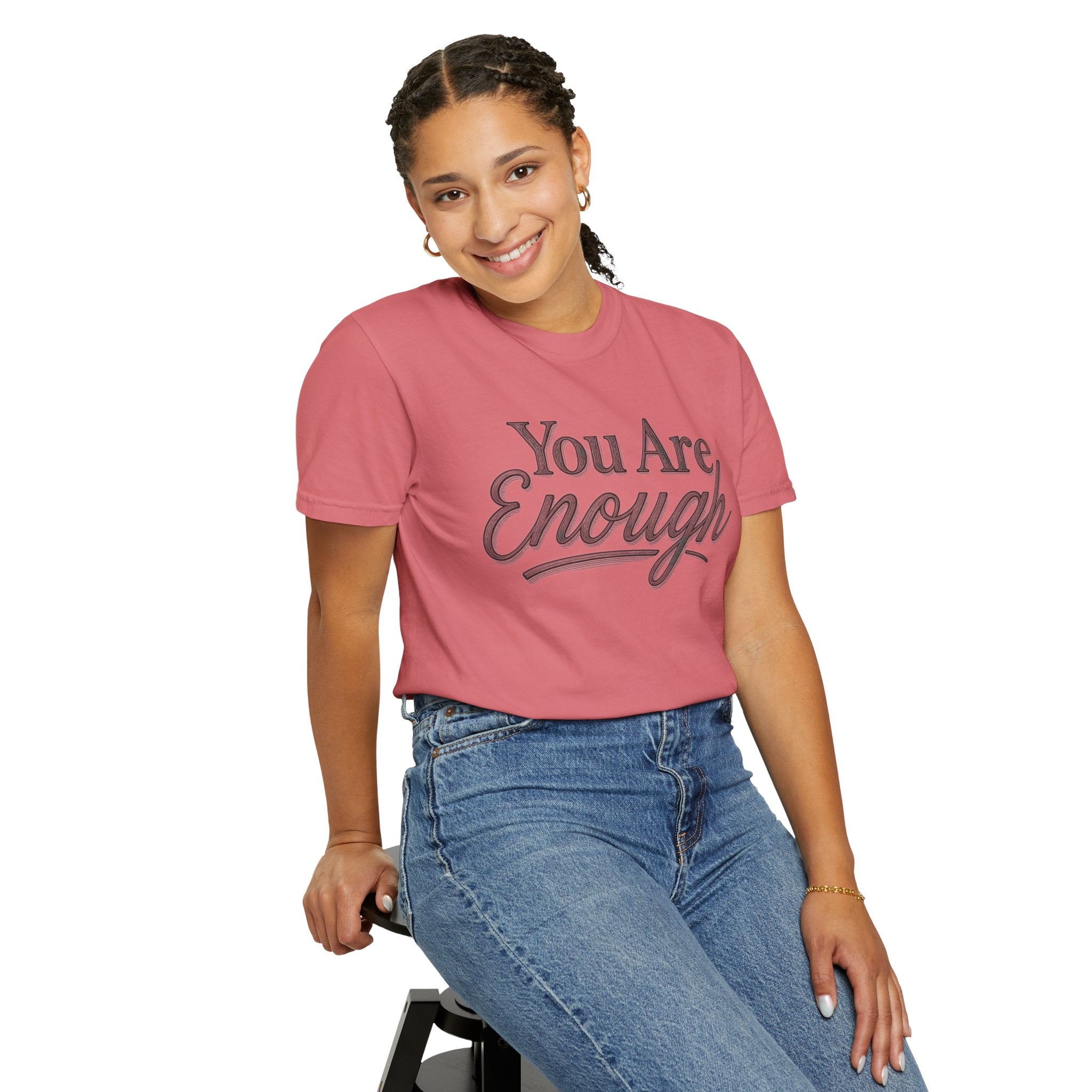 You Are Enough Shirt Inspirational T Shirt Positive Affirmation Tee Mental Health Awareness Shirt Self Love Gift Motivational Apparel