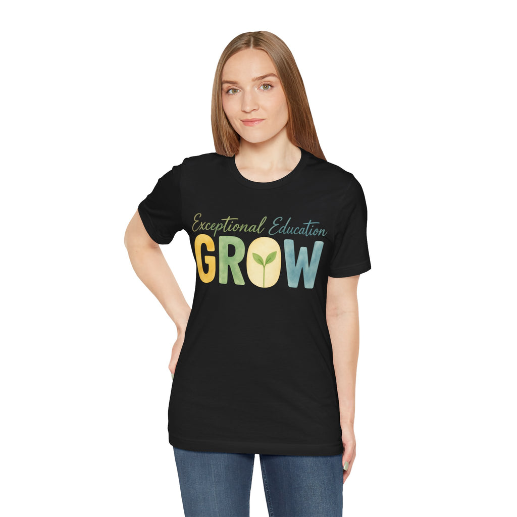 Exceptional Education Teacher Shirt GROW Special Education T Shirt SPED Teacher Gift Inclusive Classroom Autism Teacher Tee