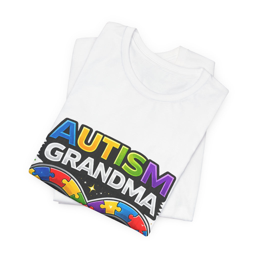Autism Grandma Shirt | Proud Autism Grandma Tee | Infinity Puzzle Ribbon T-Shirt | Love Support Patience Gift | Autism Awareness Apparel