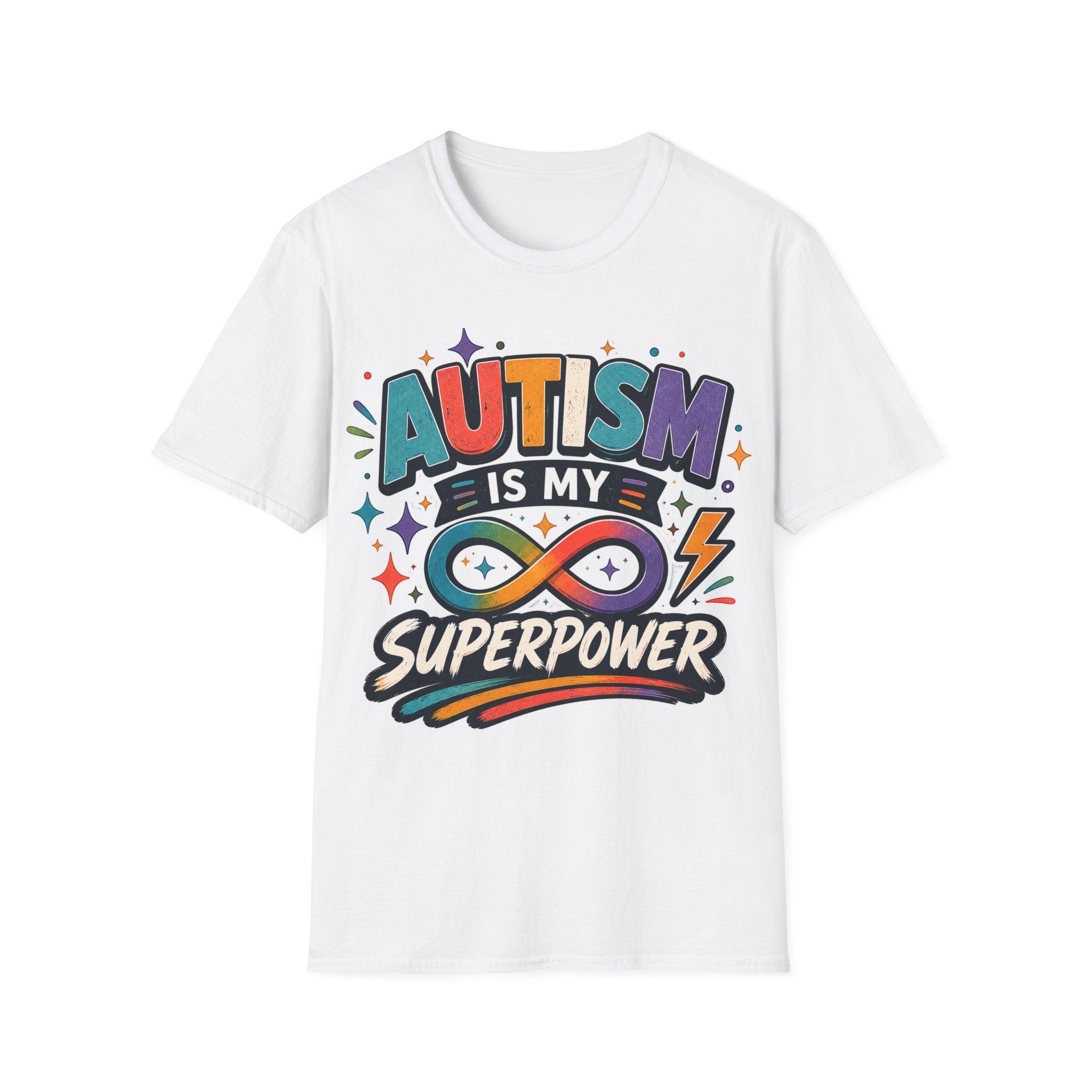 Autism Is My Superpower Shirt Autism Awareness T Shirt Autism Acceptance Tee Infinity Heart Puzzle Design Neurodiversity Gift Unisex