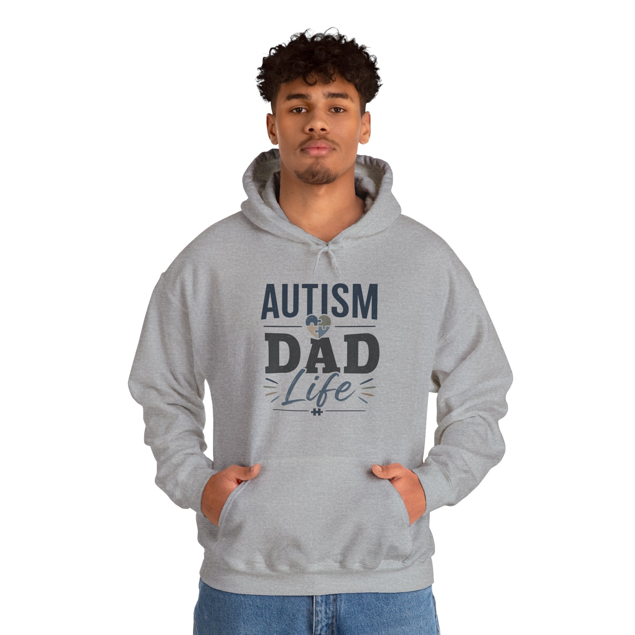 Autism Dad Life Hoodie | Autism Awareness Dad Sweatshirt