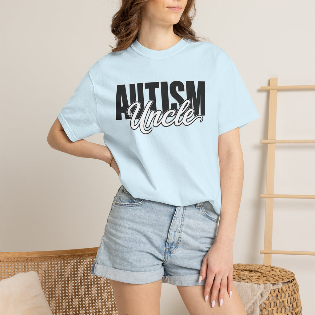 Autism Uncle Shirt Proud Autism Uncle T Shirt Autism Awareness Autism Acceptance Gift Puzzle Heart Special Needs Family Tee