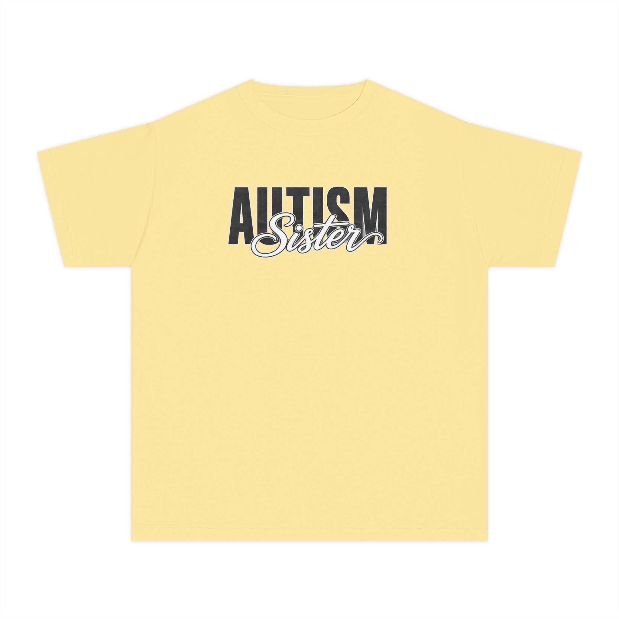 Autism Sister Youth Shirt Kids Autism Sister T Shirt Proud Autism Sibling Tee Autism Awareness Autism Acceptance Gift for Girls