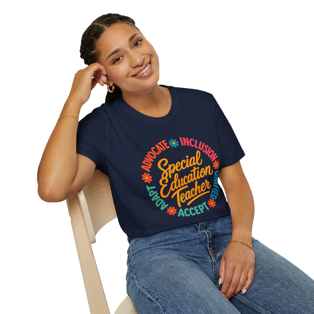 Special Education Teacher Shirt Advocate Inclusion Acceptance T Shirt  Teacher Gift Autism Awareness Inclusive Classroom Tee
