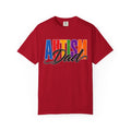 Autism Dad Shirt Autism Dad T Shirt Proud Autism Father Rainbow Block Letter Tee Autism Awareness Autism Acceptance Gift for Dad