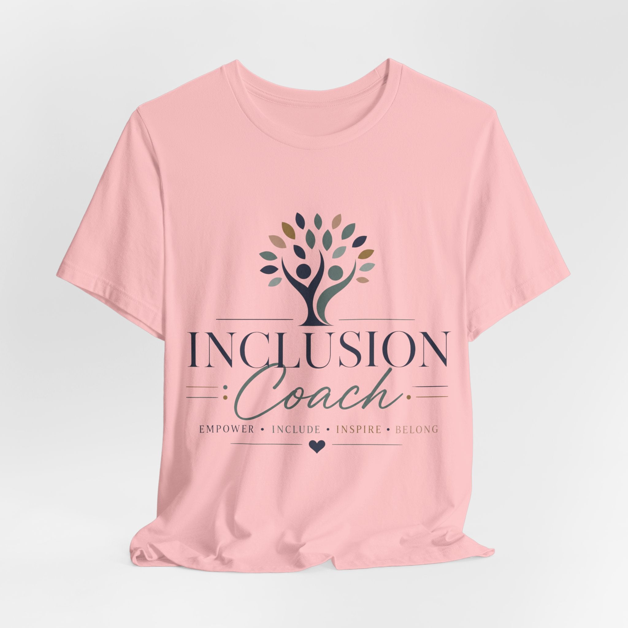Inclusion Coach T-Shirt | Tree Logo, Empower Inclusivity, Diversity