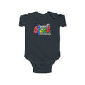 Support Squad Infant Bodysuit, Colorful Comic Text Baby Onesie, Autism Awareness Matching Family Baby Gift
