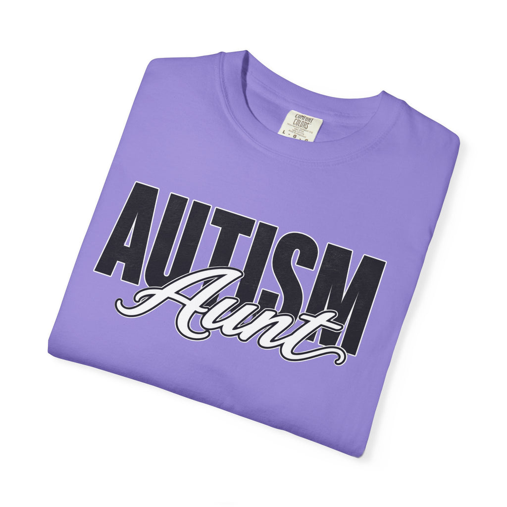 Autism Aunt Shirt Proud Autism Aunt T Shirt Autism Awareness Autism Acceptance Gift Puzzle Heart Special Needs Family Tee