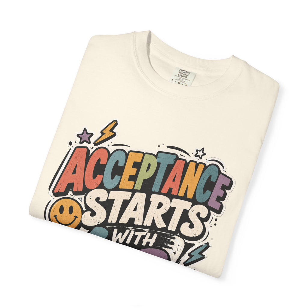 Autism Acceptance Shirt | Puzzle Heart Autism Awareness Shirt, Neurodiversity Inclusion Advocate Gift