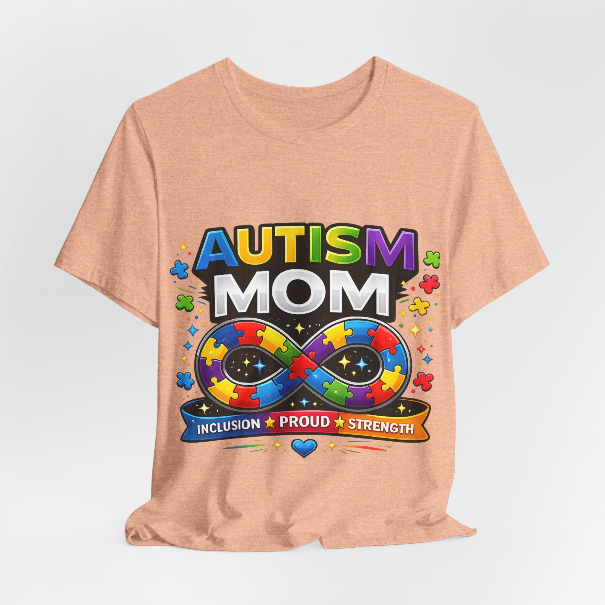 Autism Mom Shirt, Infinity Symbol T-Shirt, Proud Autism Mom Tee, Autism Acceptance Shirt, Inclusion Apparel, Family Support Shirt