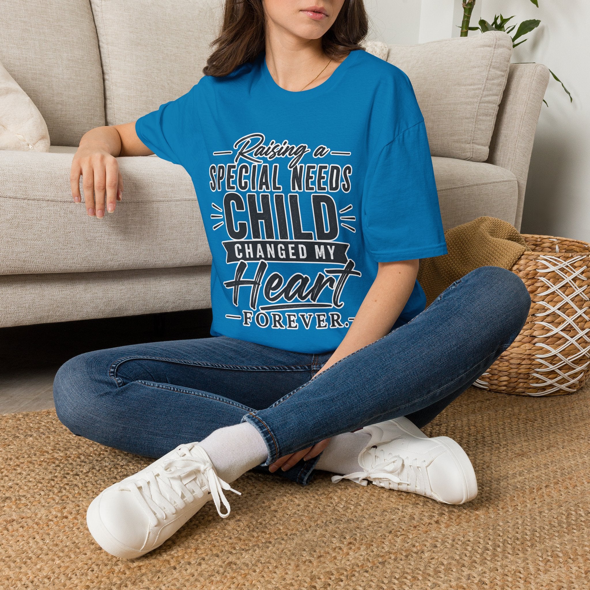 Raising a Special Needs Child T-Shirt — Supportive Special Needs Parent Awareness Tee