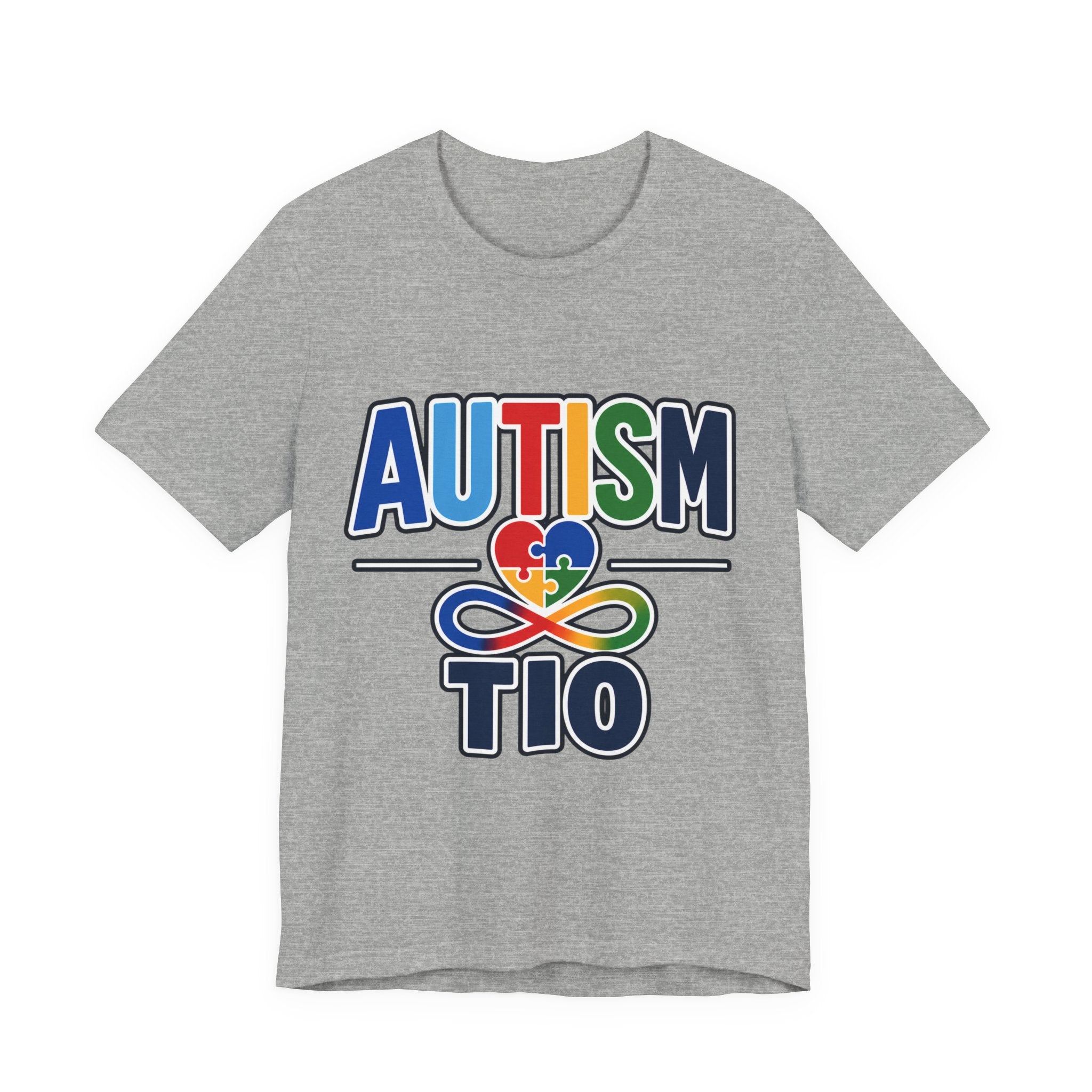 Autism Tio Shirt | Proud Autism Uncle T-Shirt | Spanish Tío Puzzle Heart Infinity Design | Autism Awareness & Acceptance Gift