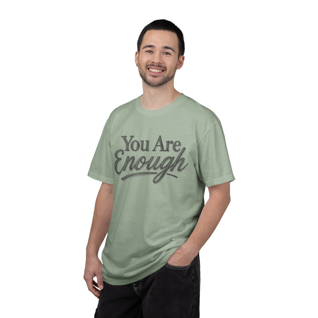 You Are Enough Shirt Inspirational T Shirt Positive Affirmation Tee Mental Health Awareness Shirt Self Love Gift Motivational Apparel