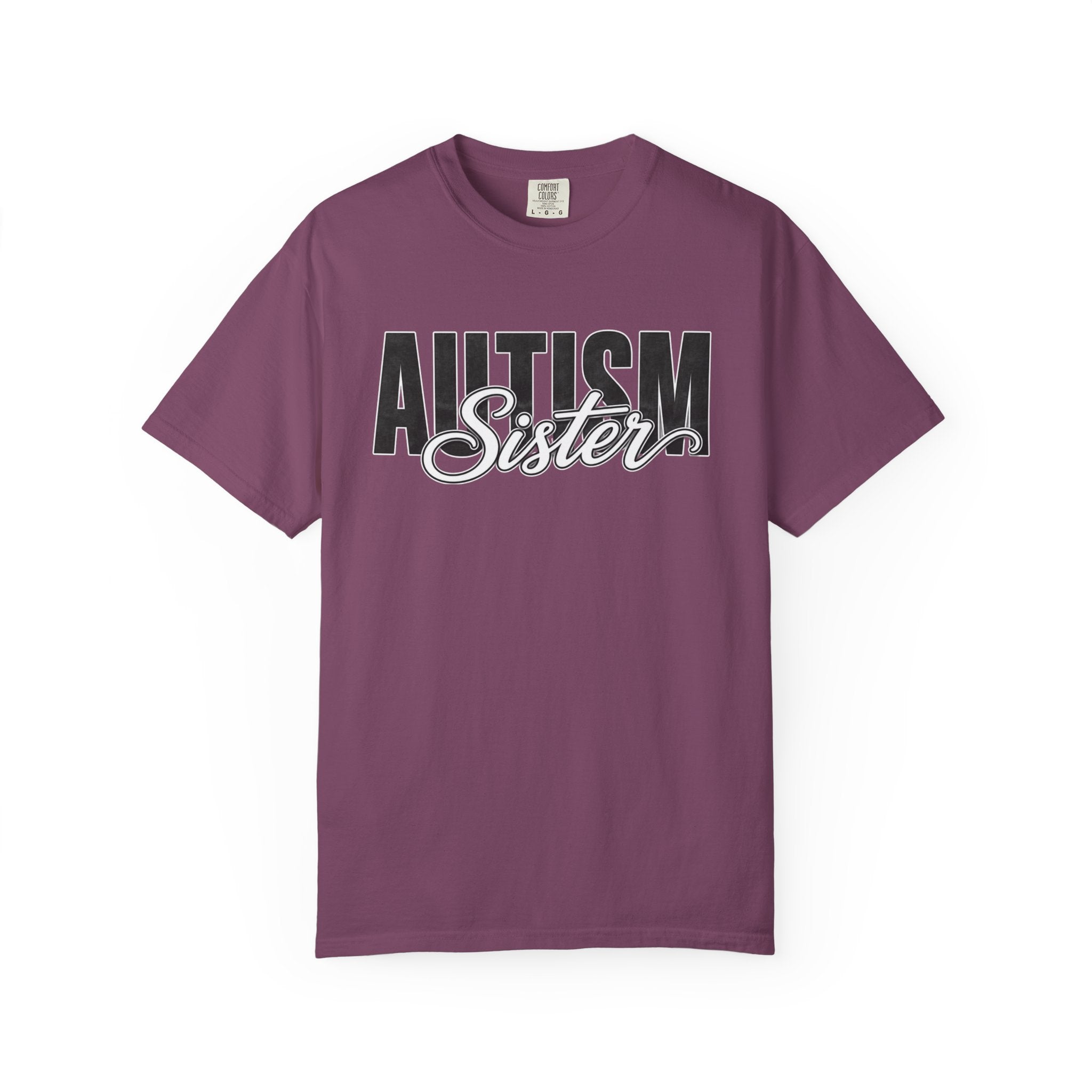 Autism Sister Shirt Proud Autism Sister T Shirt Autism Awareness Autism Acceptance Gift Puzzle Heart Special Needs Sibling Tee