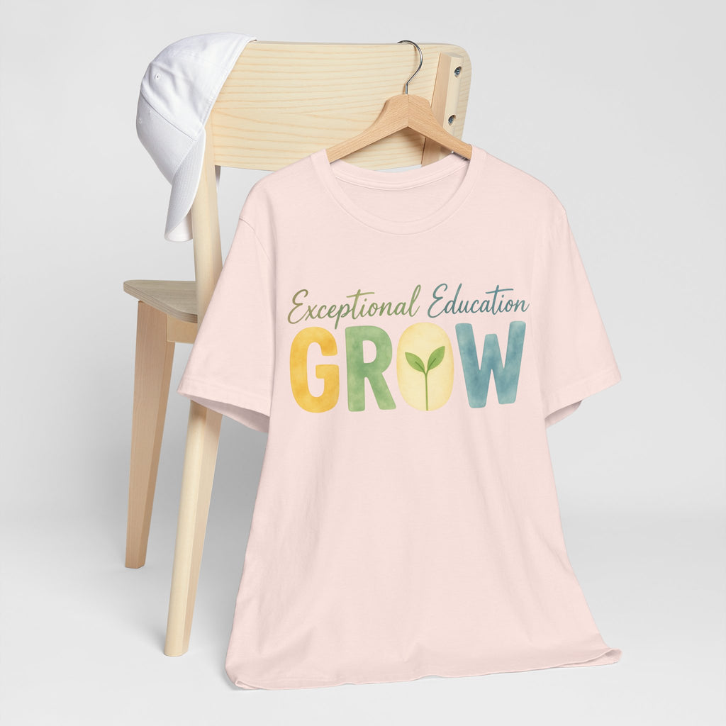 Exceptional Education Teacher Shirt GROW Special Education T Shirt SPED Teacher Gift Inclusive Classroom Autism Teacher Tee