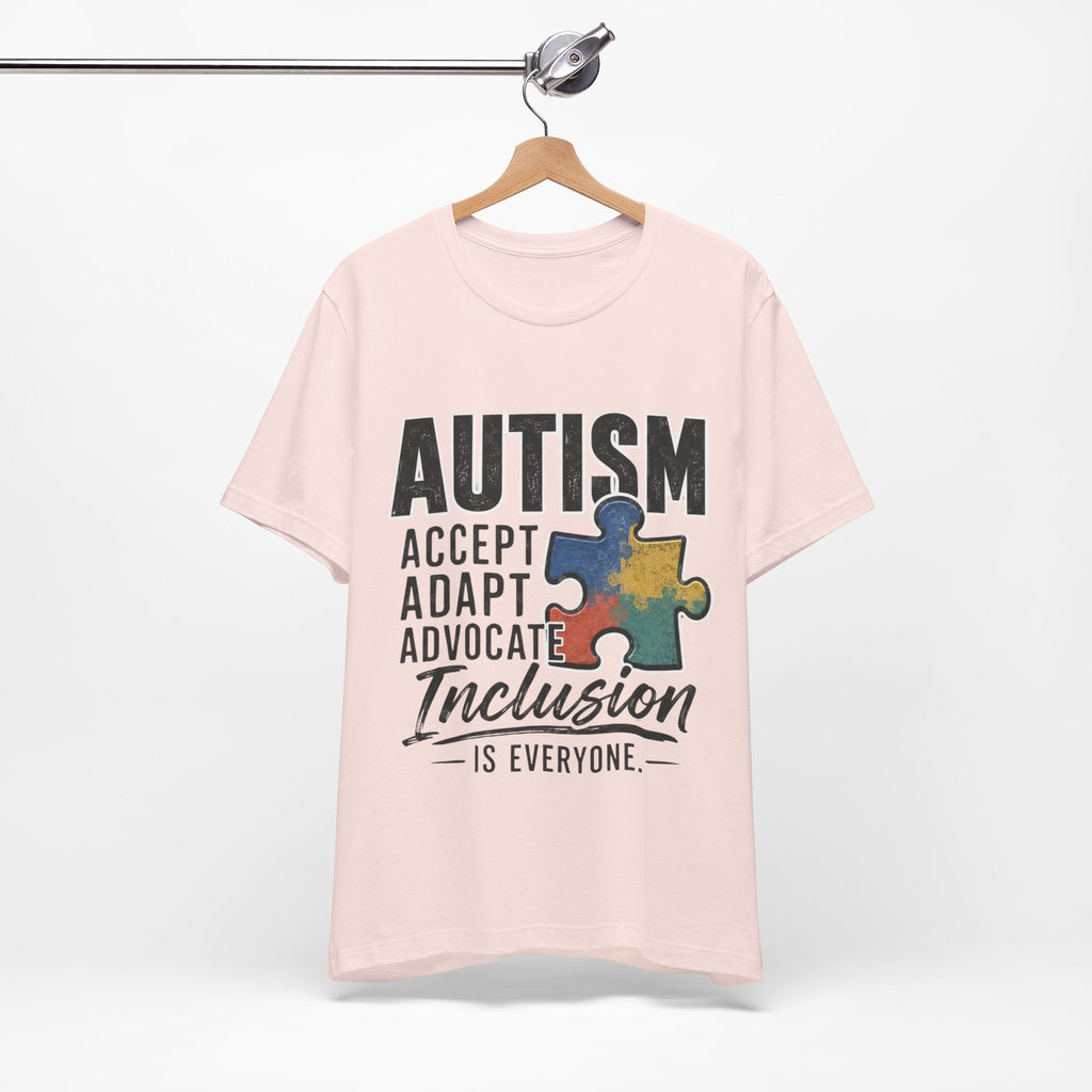 Autism Acceptance Shirt Inclusion Advocate T Shirt Puzzle Piece Tee Neurodiversity Awareness Special Needs Support Unisex Gift
