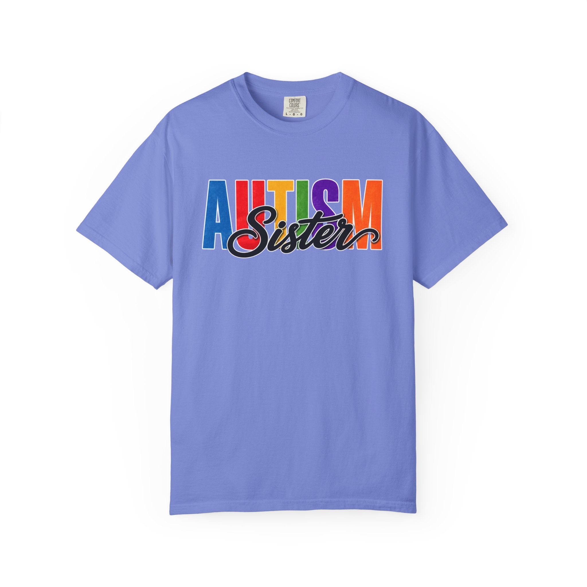 Autism Sister Shirt Proud Autism Sister T Shirt Autism Awareness Autism Acceptance Gift Puzzle Heart Special Needs Sibling Tee