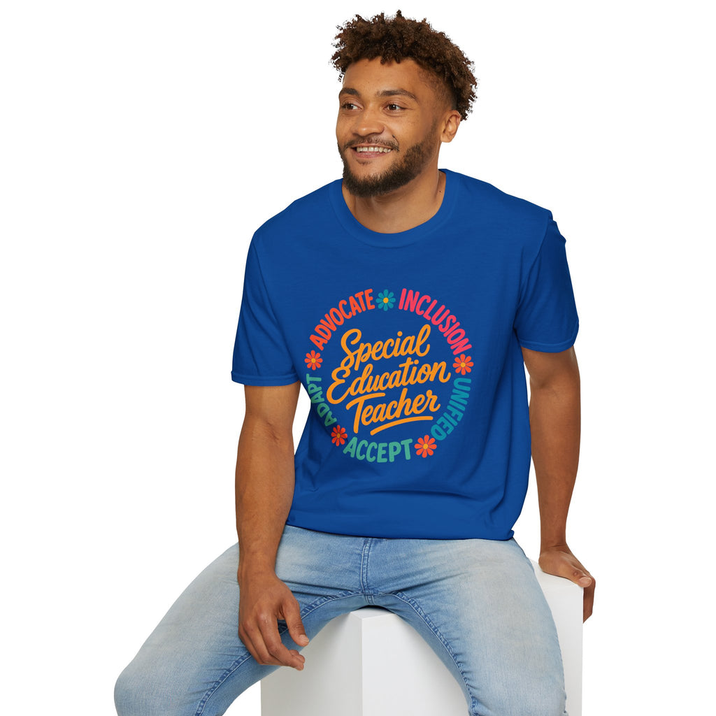 Special Education Teacher Shirt Advocate Inclusion Acceptance T Shirt  Teacher Gift Autism Awareness Inclusive Classroom Tee