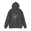 Autism Heart M Varsity Hoodie, Autism Awareness Sweatshirt, Autism Mom Gift Crewneck, Autism Acceptance Family Apparel