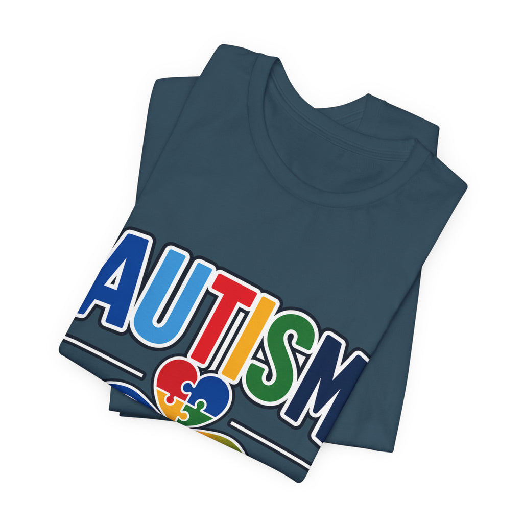 Autism Grandpa Shirt | Puzzle Heart Infinity T-Shirt | Proud Autism Grandpa Tee | Autism Awareness & Acceptance Gift for Grandpa