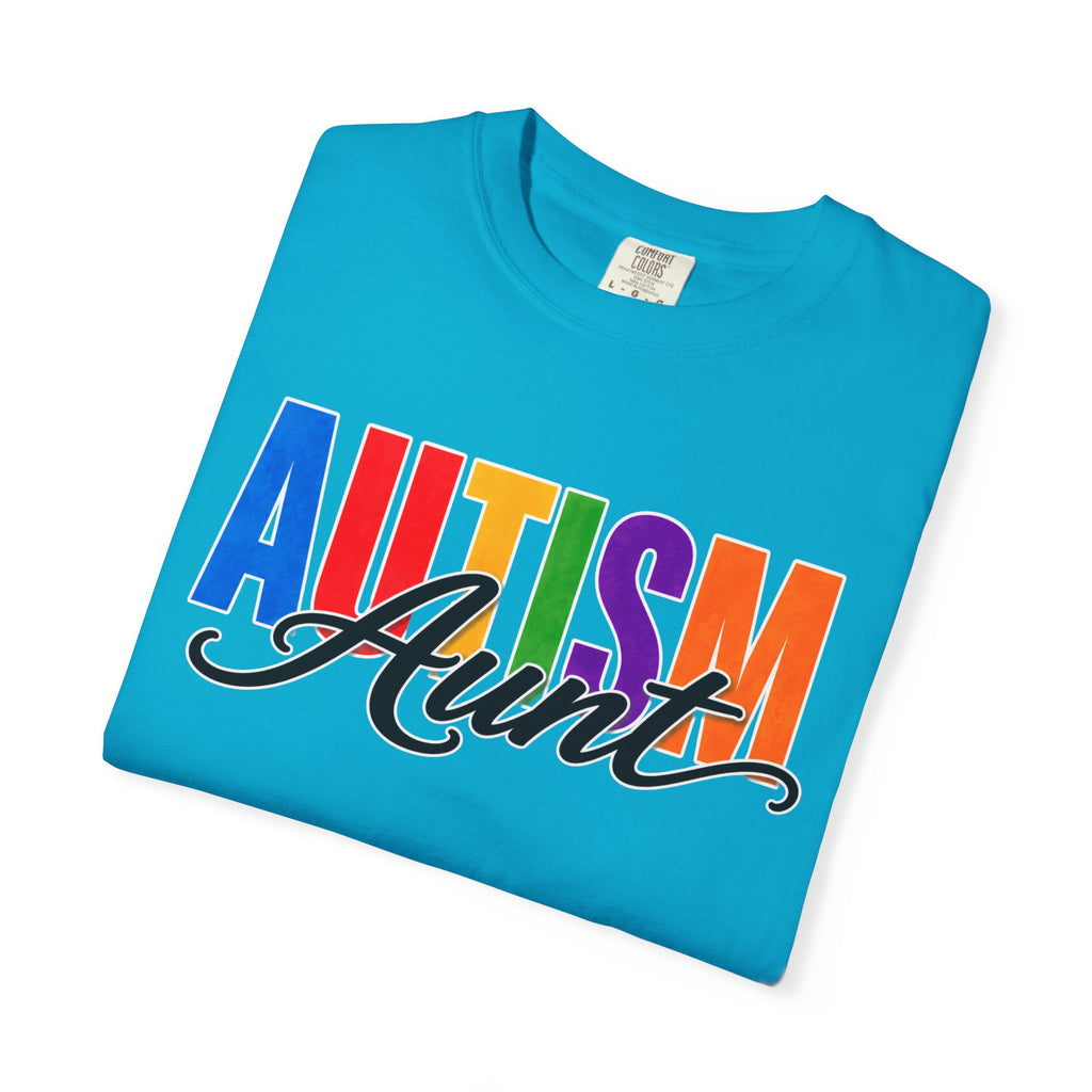 Autism Aunt Shirt Proud Autism Aunt T Shirt Autism Awareness Autism Acceptance Gift Puzzle Heart Special Needs Family Tee