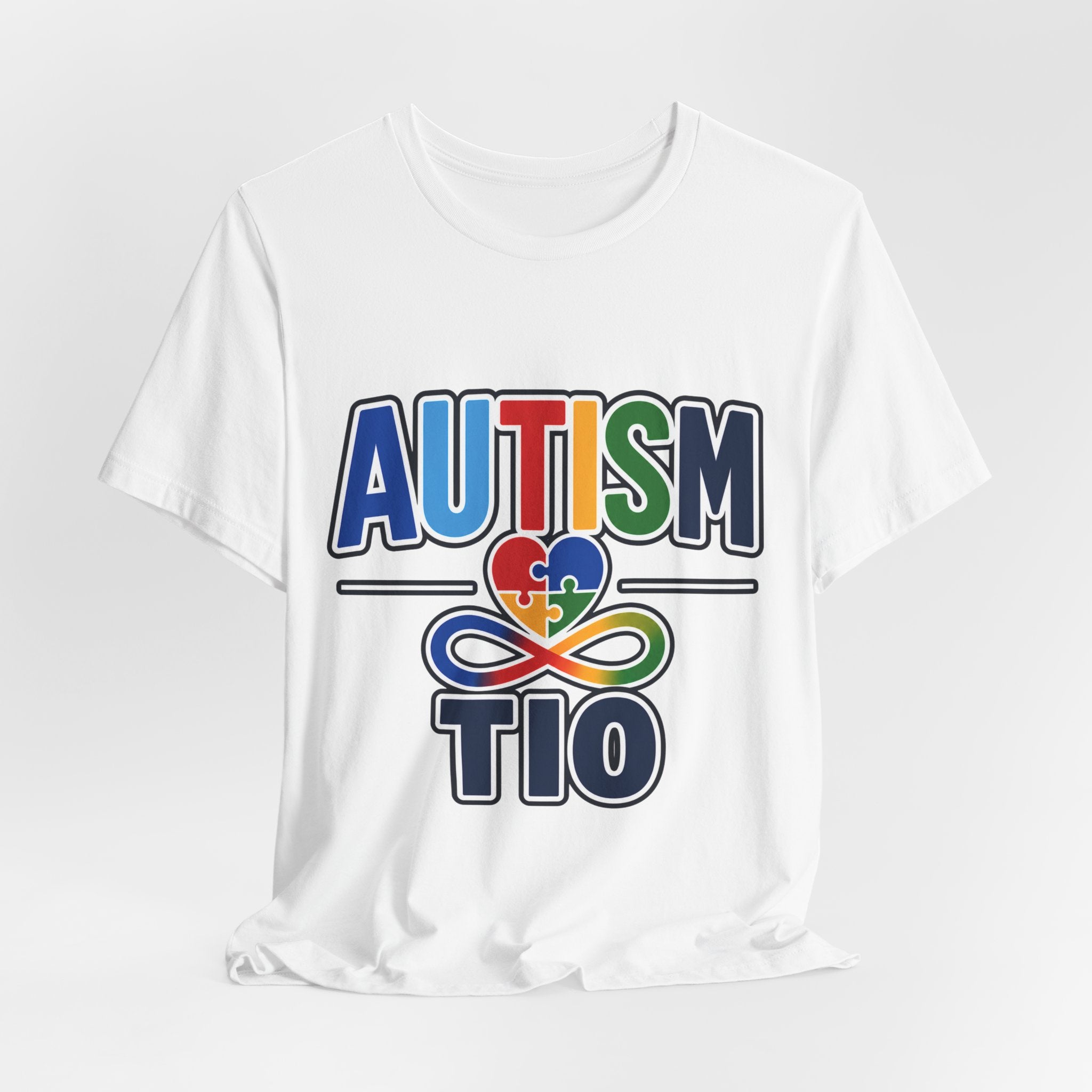 Autism Tio Shirt | Proud Autism Uncle T-Shirt | Spanish Tío Puzzle Heart Infinity Design | Autism Awareness & Acceptance Gift