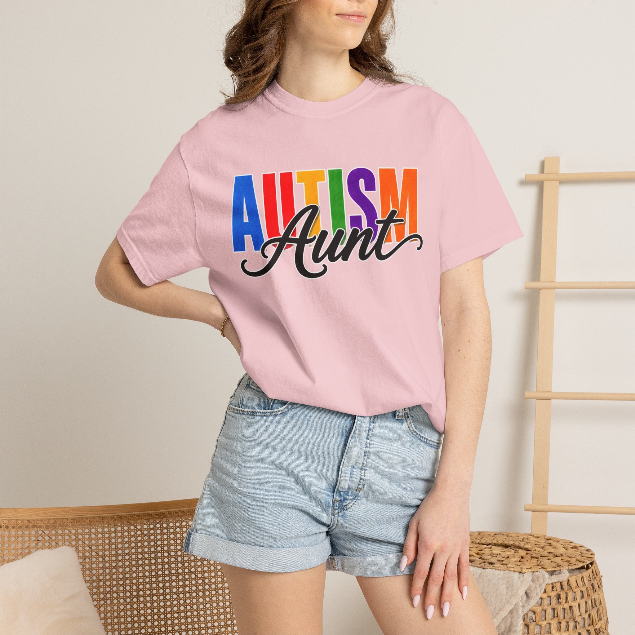 Autism Aunt Shirt Proud Autism Aunt T Shirt Autism Awareness Autism Acceptance Gift Puzzle Heart Special Needs Family Tee