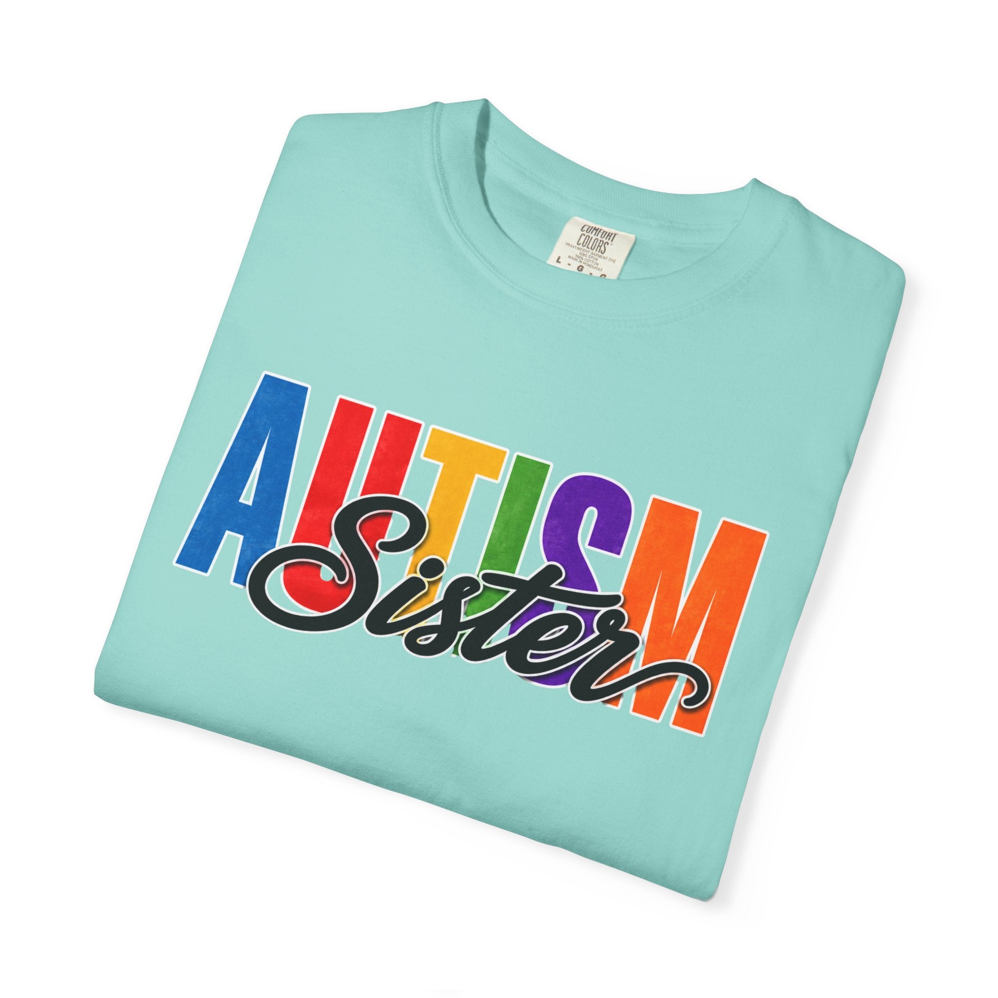 Autism Sister Shirt Proud Autism Sister T Shirt Autism Awareness Autism Acceptance Gift Puzzle Heart Special Needs Sibling Tee