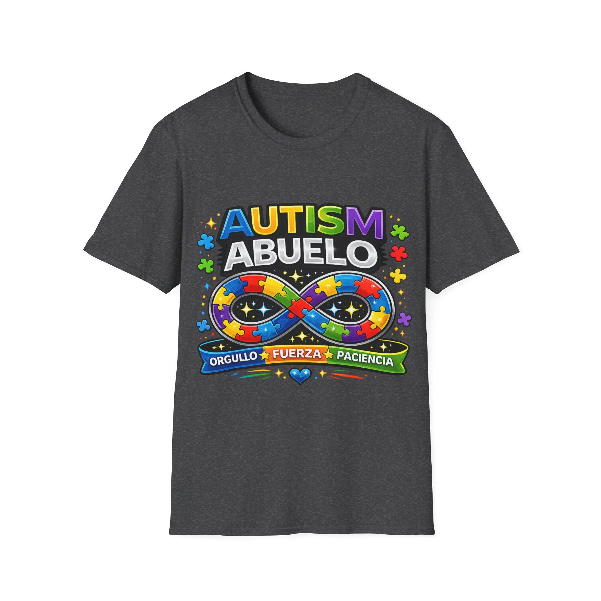 Autism Abuelo Shirt, Proud Autism Grandpa Tee, Spanish Grandpa Gift, Autism Acceptance Shirt, Infinity Symbol T-Shirt, Autism Family Apparel