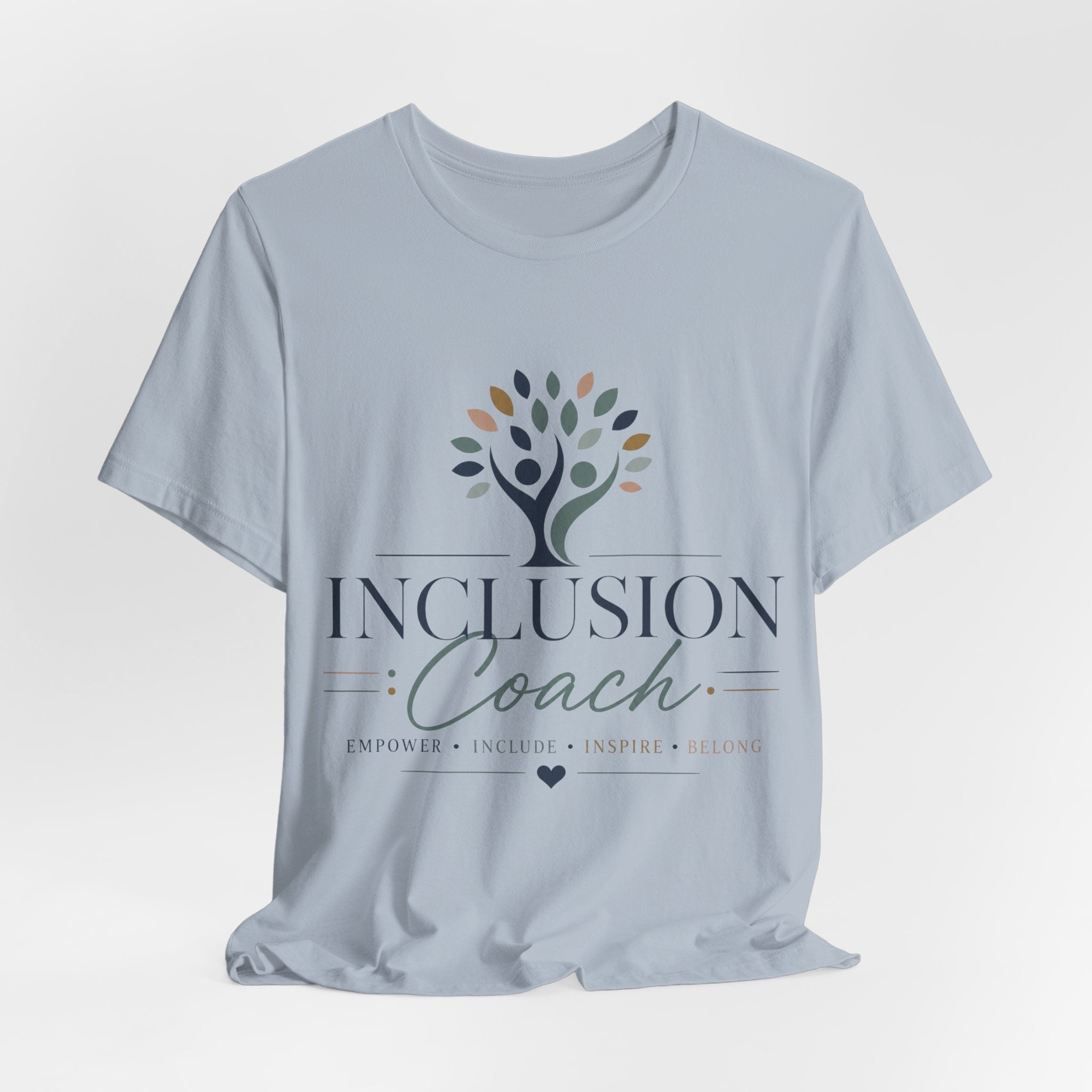 Inclusion Coach T-Shirt | Tree Logo, Empower Inclusivity, Diversity