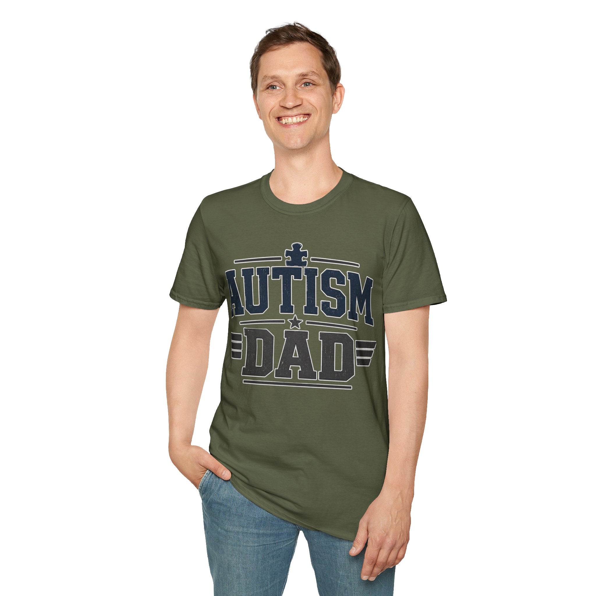 Autism Dad T-Shirt — Proud Autism Awareness Tee for Fathers