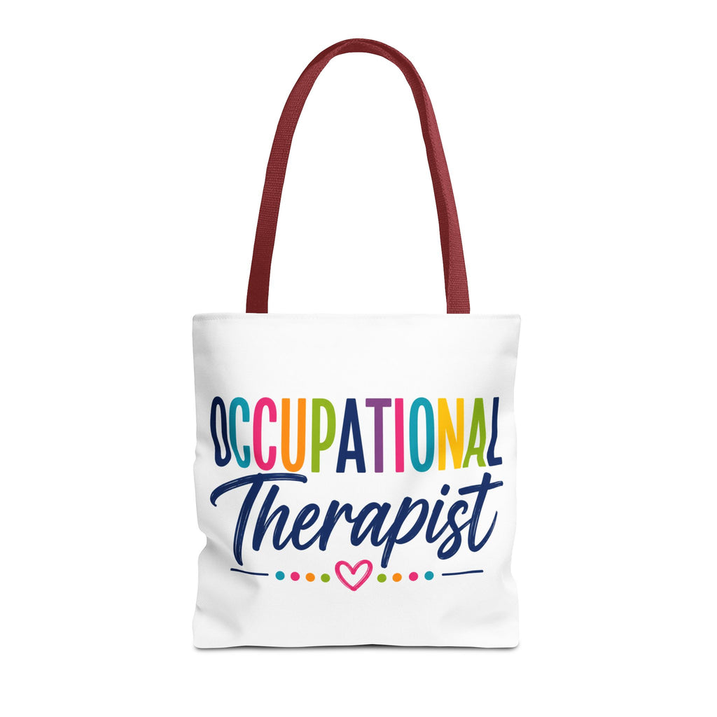 Occupational Therapist Tote Bag | Rainbow Script Healthcare Professional