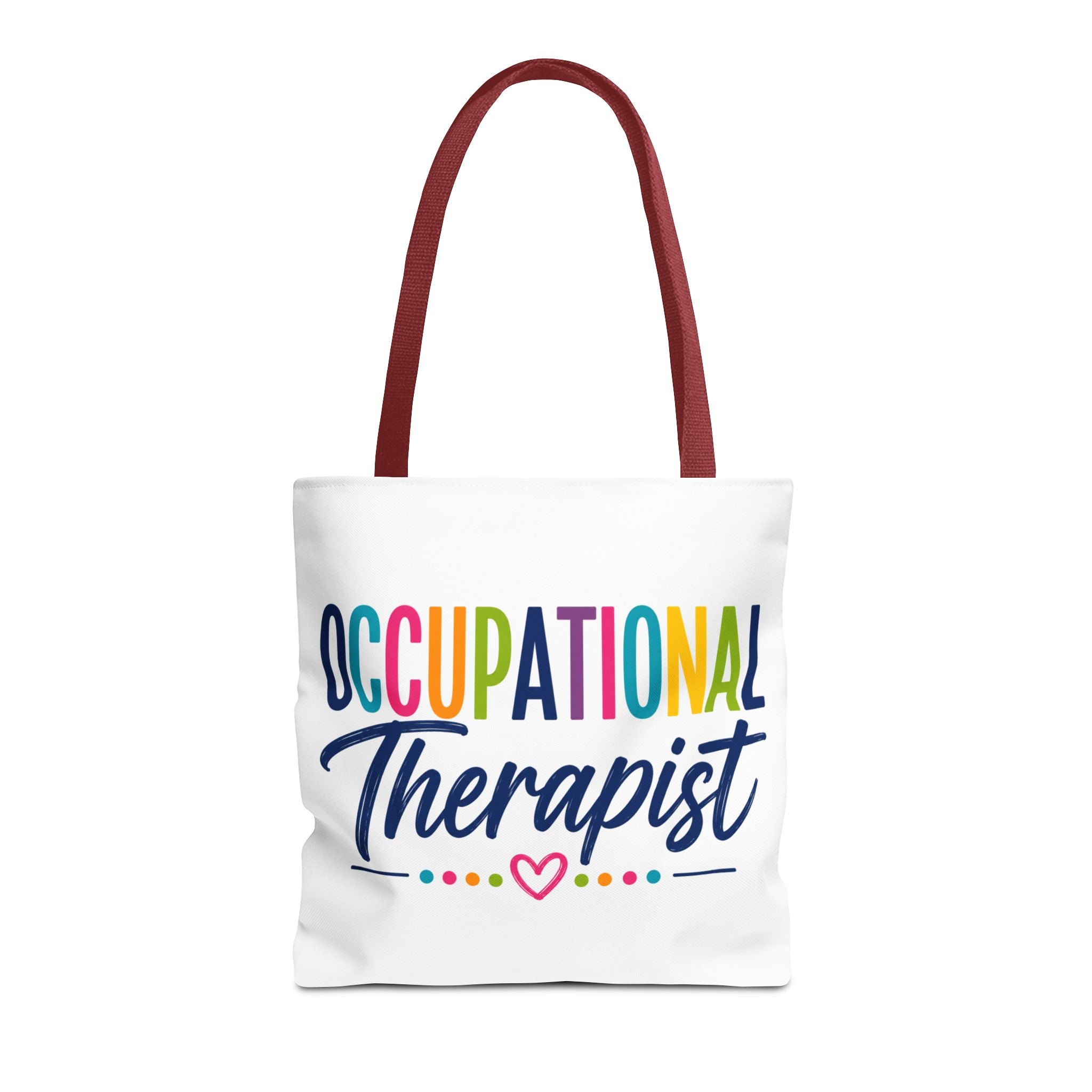 Occupational Therapist Tote Bag | Rainbow Script Healthcare Professional