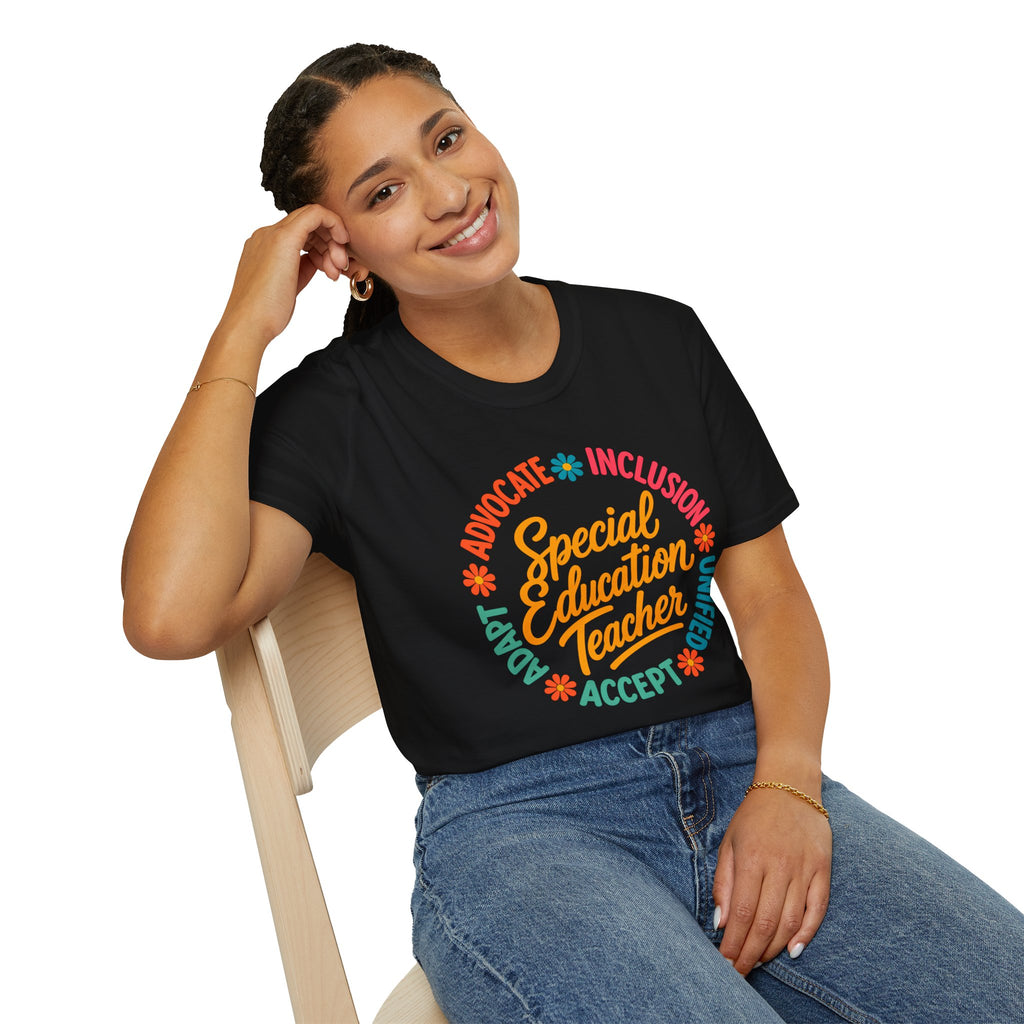 Special Education Teacher Shirt Advocate Inclusion Acceptance T Shirt  Teacher Gift Autism Awareness Inclusive Classroom Tee