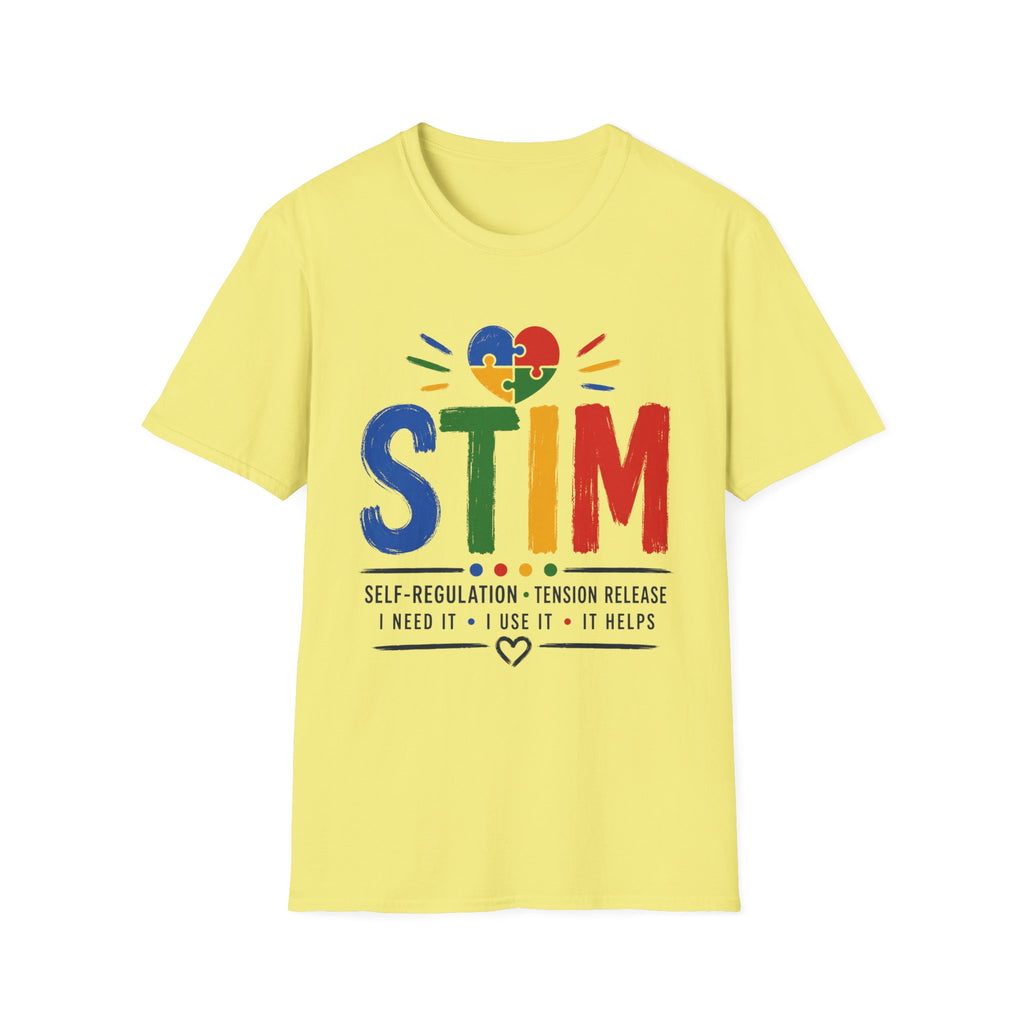 Autism Sensory Shirt | STIM Puzzle Heart Autism Awareness Shirt, Sensory Regulation Support Gift